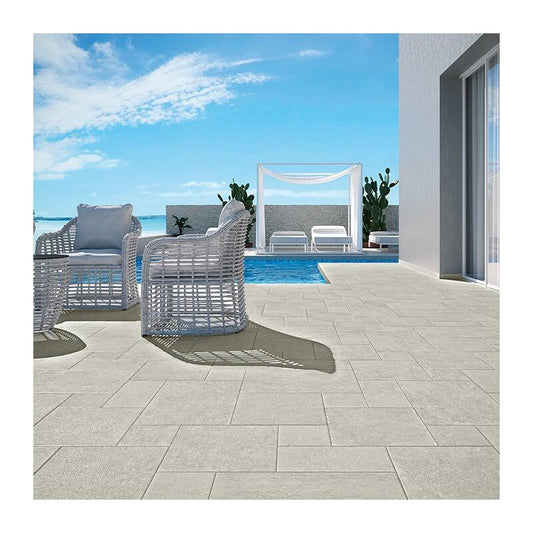 Gres Porcellanato Effetto Pietra Naturale 40x60 Grigio Pietra Leccese - Herberia