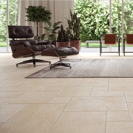 Gres Porcellanato Effetto Pietra Naturale 40x60 Sabbia Pietra Leccese - Seconda Scelta - Herberia