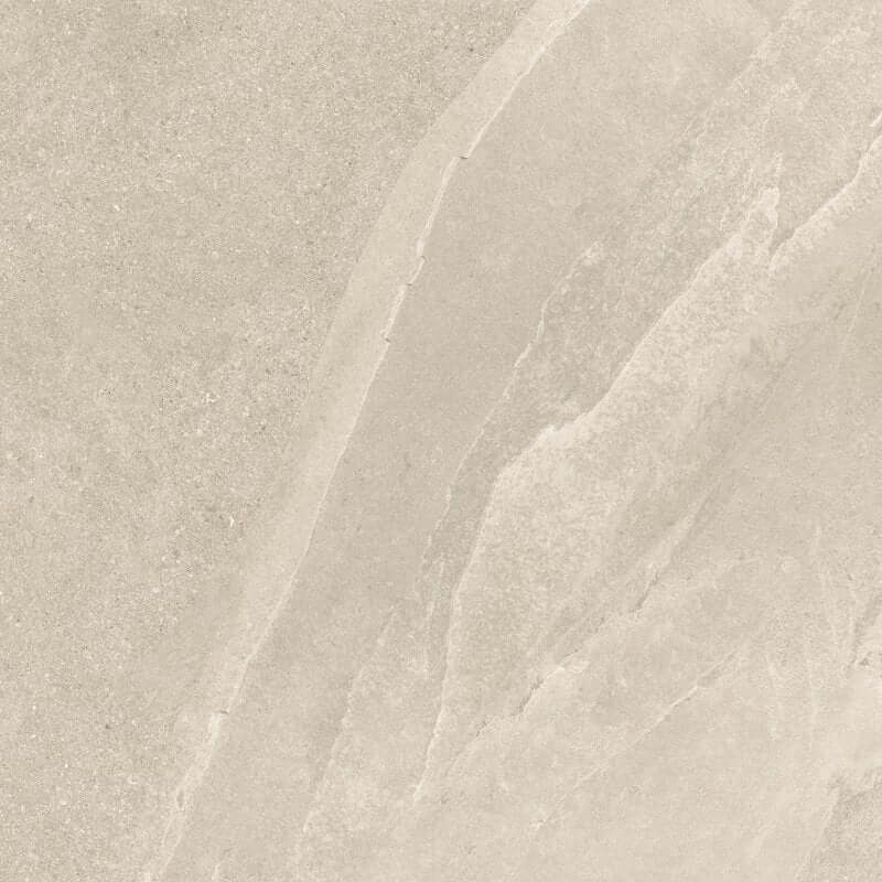 Natural Rectified Stone Effect Porcelain Stoneware 60x120 10mm Pietra Ligure Sabbia - Herberia