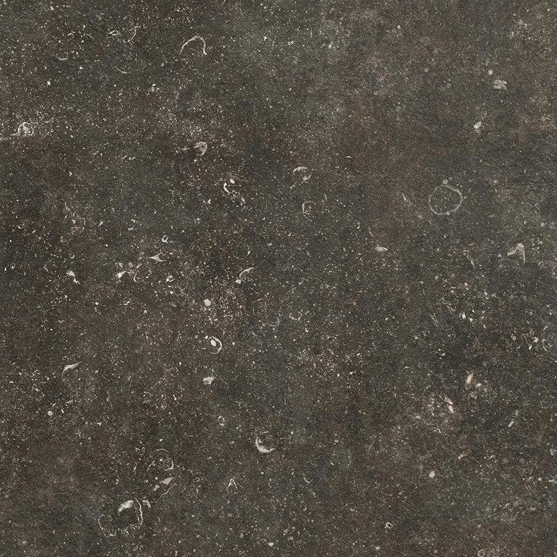 Gres Porcellanato Effetto Pietra Rettificato Smooth 60x60 9mm by D̩sir Atmospheres de Rex - Florim, dark stone effect tile.