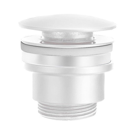 Piletta Click Clack 1″1/4 Per Bidet o Lavabo Bianco Opaco - Imex