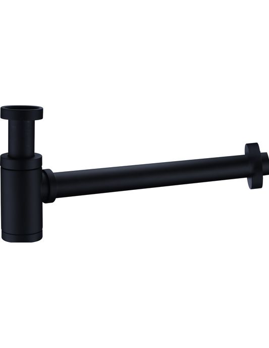 Sifone Lavabo Coppa Rotonda Nero Opaco - Imex