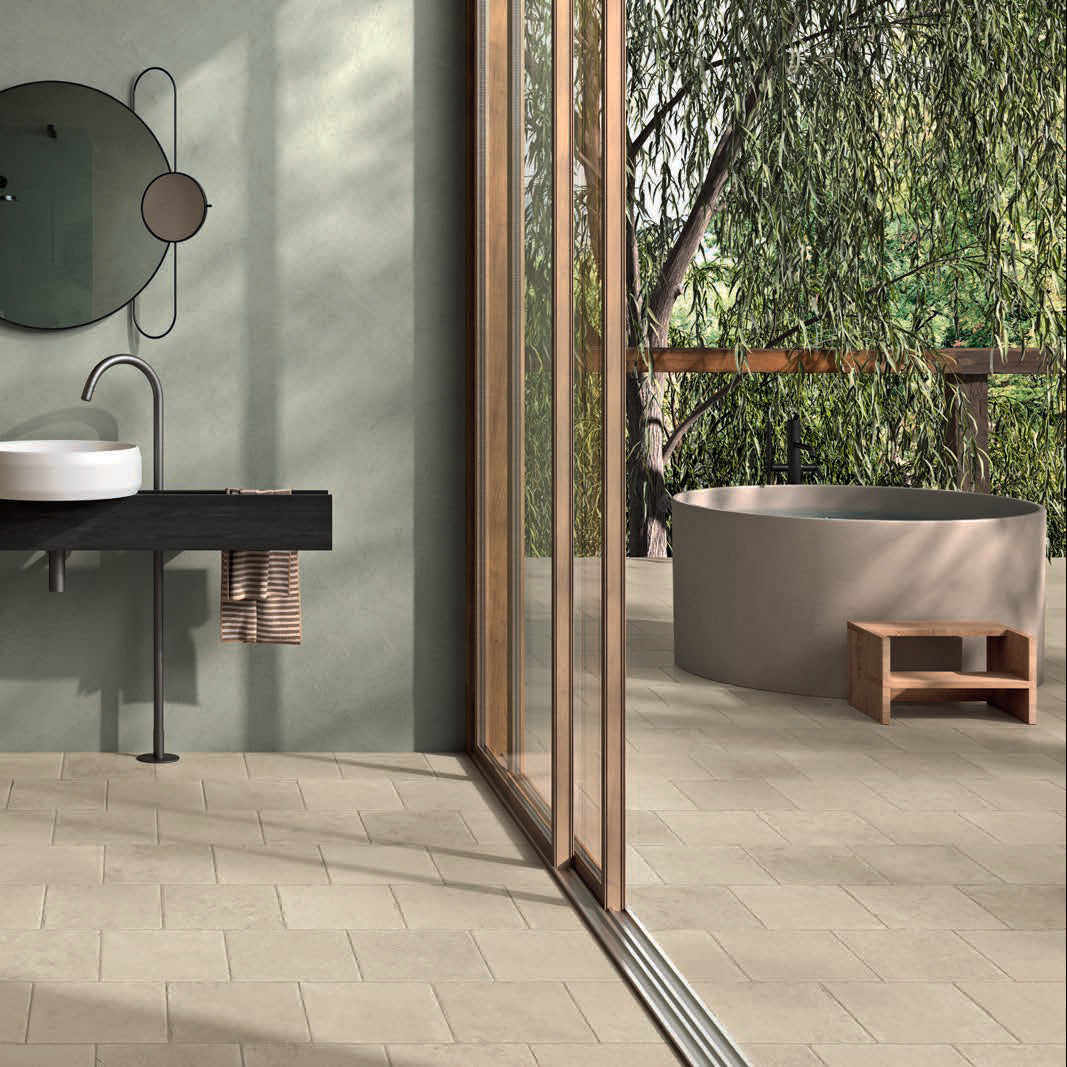 Gres Porcellanato Rettificato Effetto Pietra Naturale 30x60 Avorio Pietra D'Itria - Sintesi
