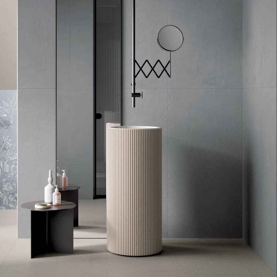 Gres Porcellanato Rettificato Effetto Pietra Naturale 60x120 Light Grey Soft Collection - Sintesi (Copia) (Copia) (Copia)