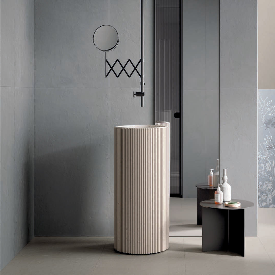 Gres Porcellanato Rettificato Effetto Pietra Naturale 60x120 Light Grey Soft Collection - Sintesi (Copia) (Copia)