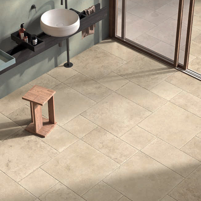 Gres Porcellanato Rettificato Effetto Pietra Naturale 30x60 Avorio Pietra D'Itria - Sintesi