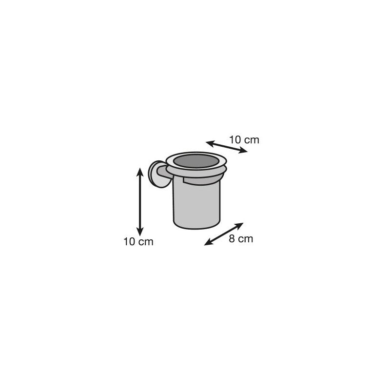 Portaspazzolino Round - Saniplast