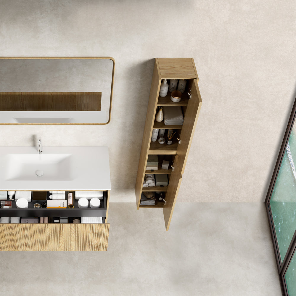 Colonna sospesa 160 cm Rovere Chiaro - Pace