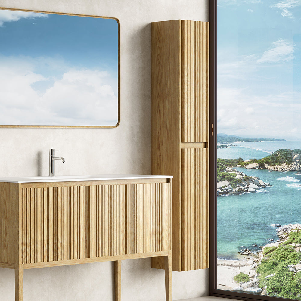 Colonna sospesa 160 cm Rovere Chiaro - Pace
